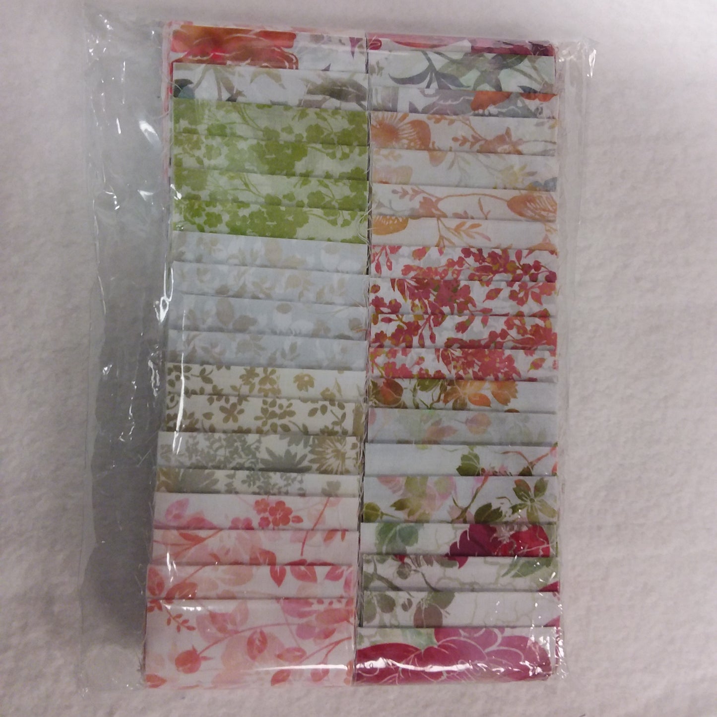 Ethereal - Red/Coral - by Jason Yenter - In the Beginning- 2 1/2" strips - package of 36