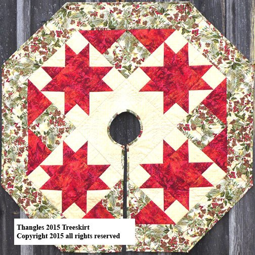 Thangles - Tree Skirt Pattern