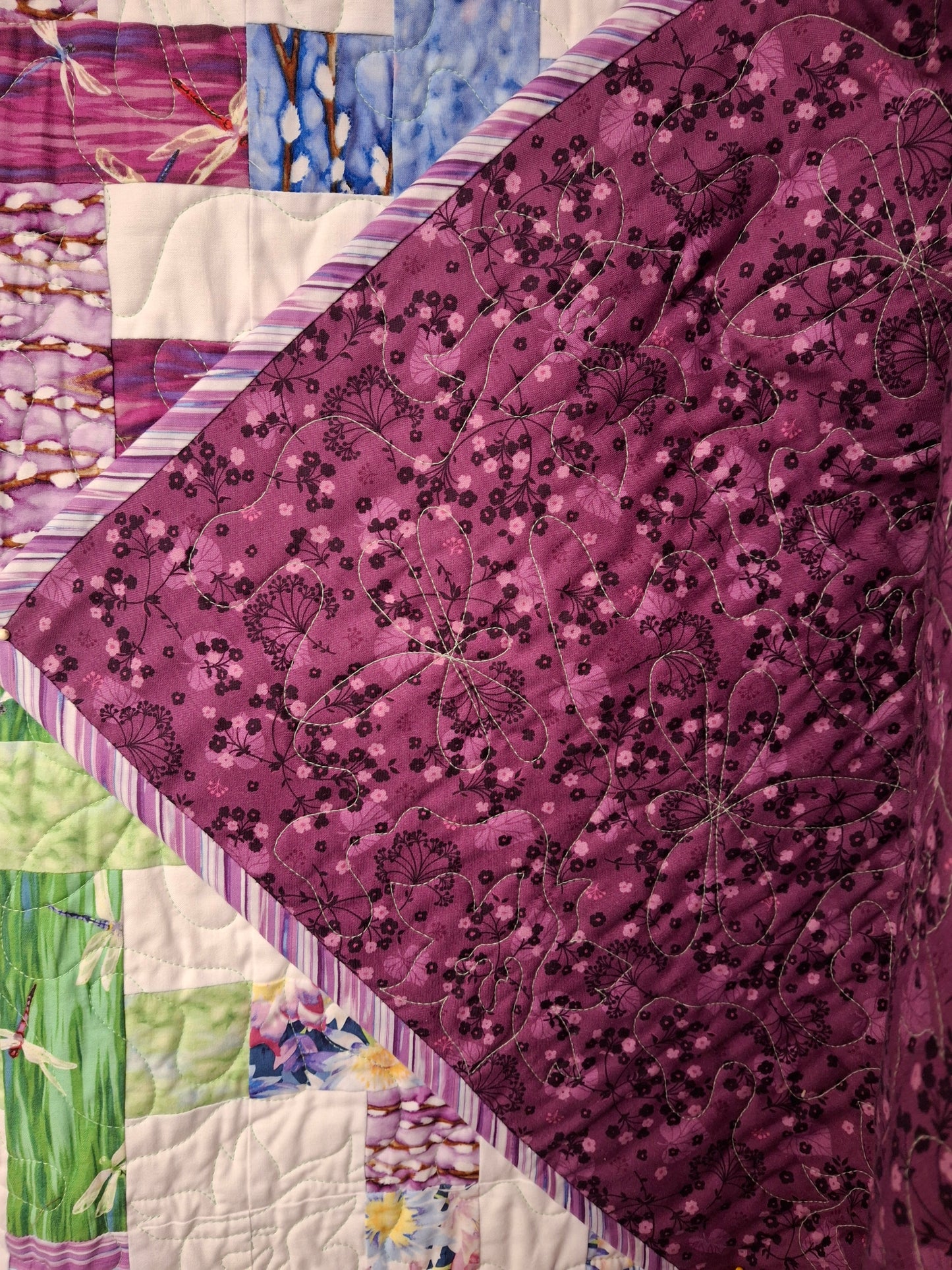 Finished Quilts - Basket Case Quilt - Dragonflies