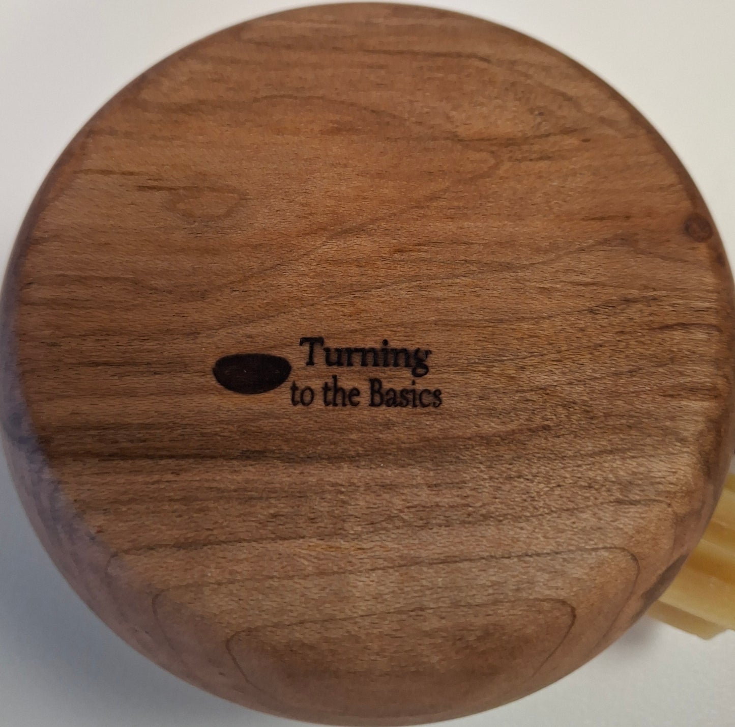 Turning to the Basics - Pincushion - Navy - Spalted Maple