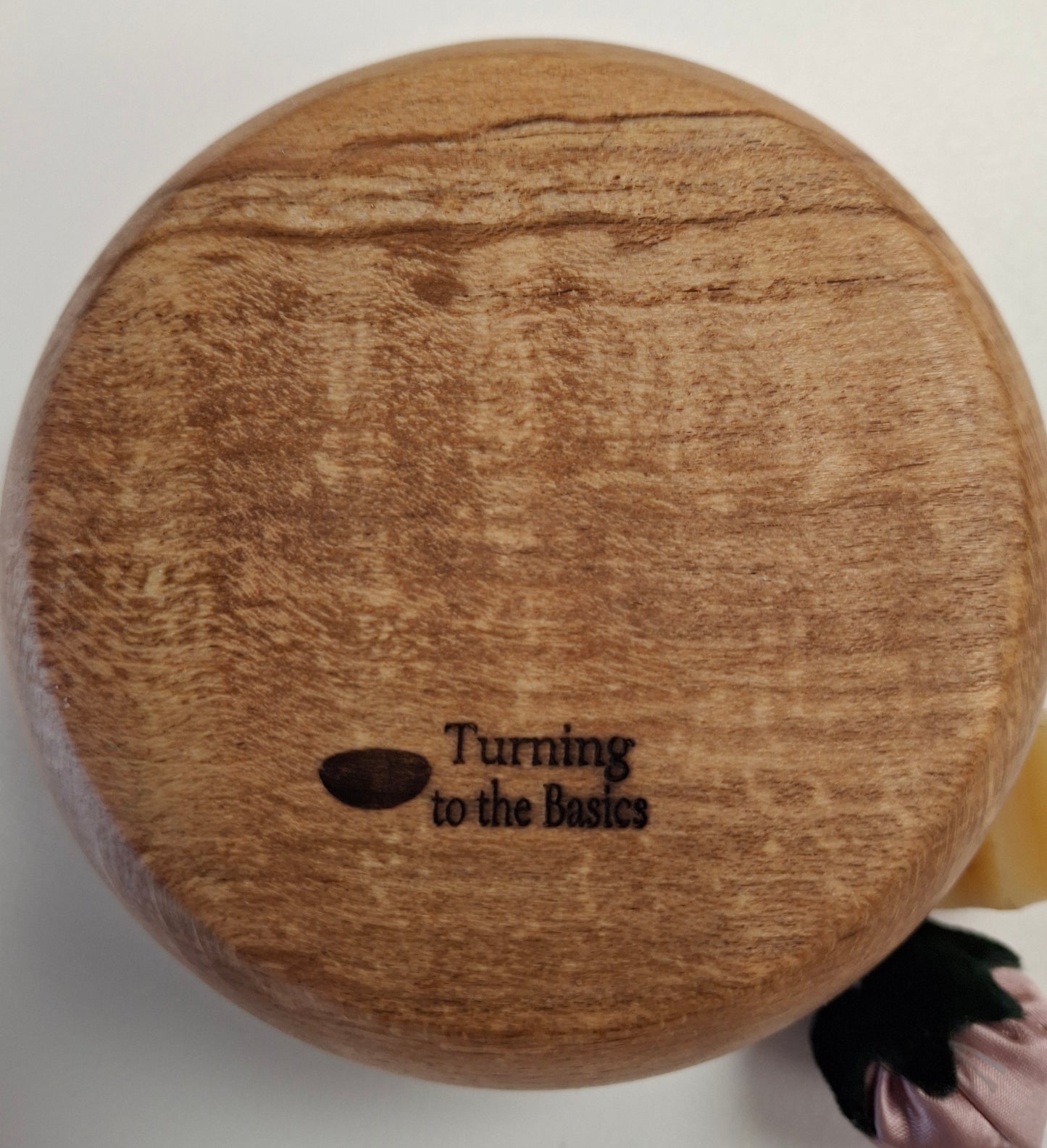 Turning to the Basics - Pincushion - Dark Red 2 - Mahogany