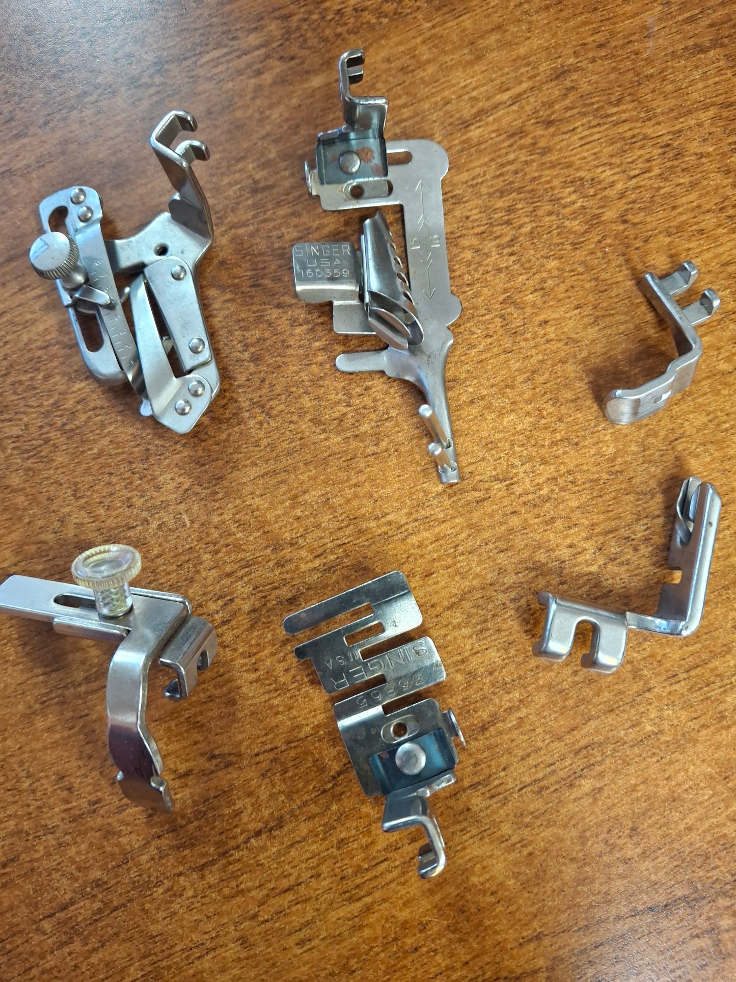 Inez's Assorted Feet for Featherweight Sewing Machine - Set of 6