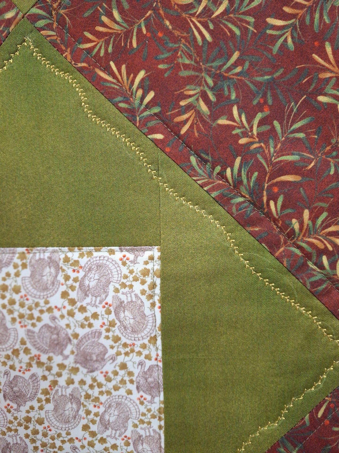 Easy 8 - Holiday Table Runner - Ornaments