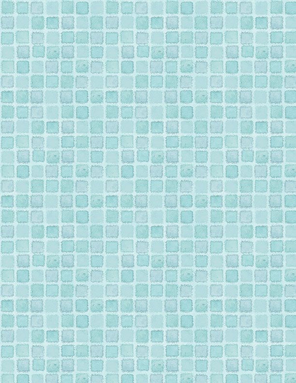 Gentle Meadow - Teal Checks 32118 774 by Wilmington Prints