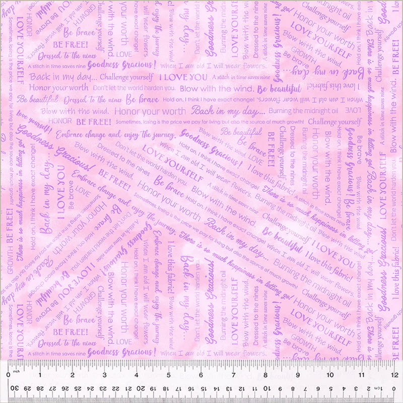 Goodness Gracious - Cotton Candy - Pink - 53917-15 by Windham Fabrics