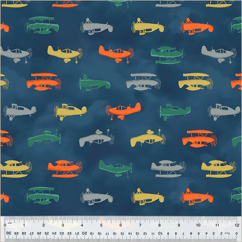 Up Up and Awoof - Dusk - 54309-5 by Windham Fabrics