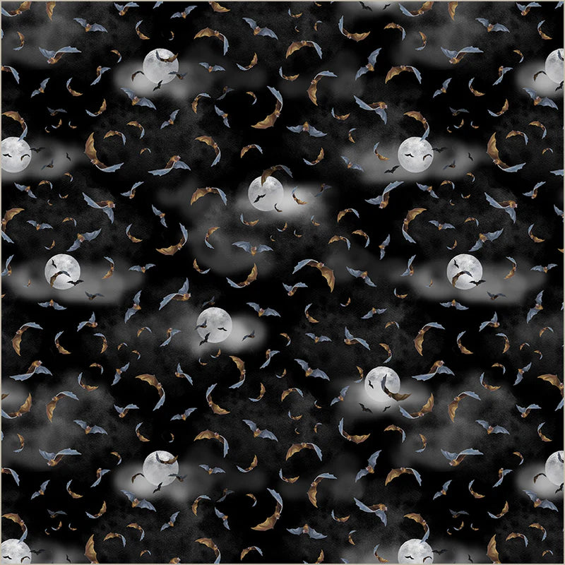 Happy Haunting - Night Flight - 55183-1 by Windham Fabrics