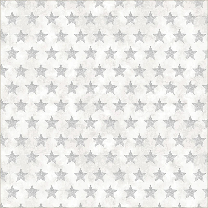 All-American Christmas - Star Bright White 55279-3 by Windham Fabrics