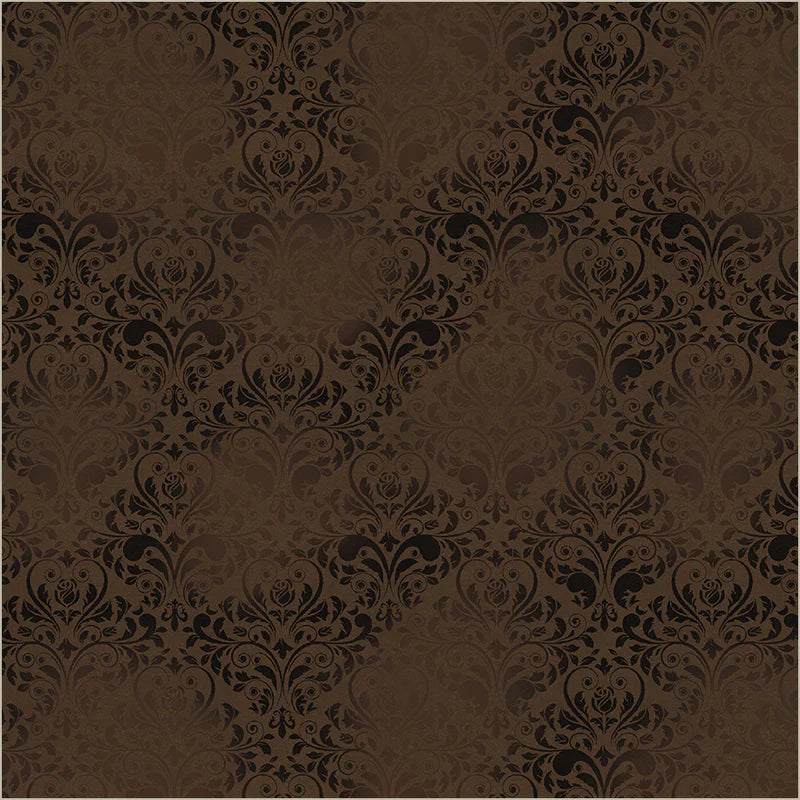 Midnight Hollow - Damask Chocolate - 55305-8 by Windham Fabrics