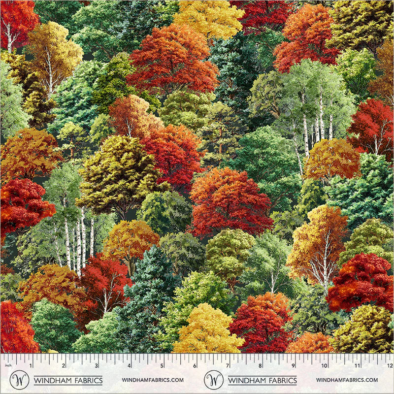 All New England Shop Hop Fabric 2026 PRESALE - Changing Folliage 55472D-1 by Whistler Studios