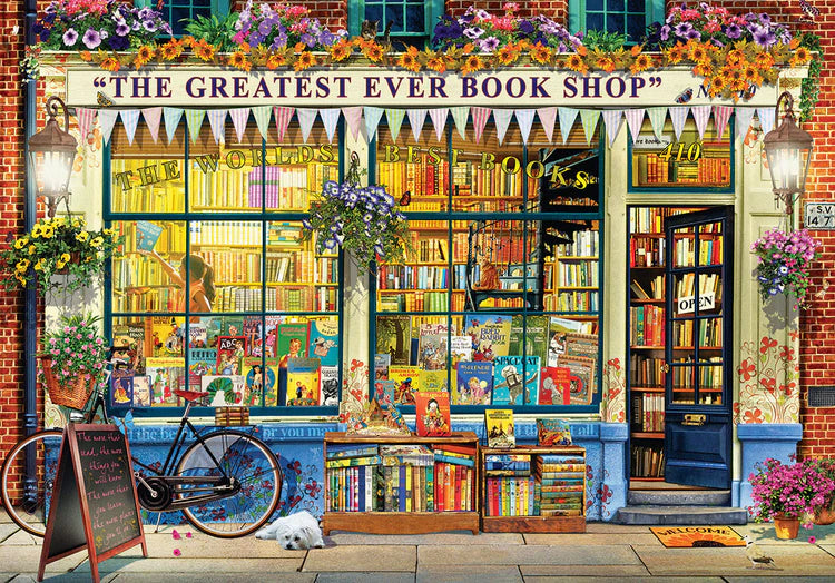 Eurographics Puzzle - The Greatest Ever Book Shop - 1000 Pieces