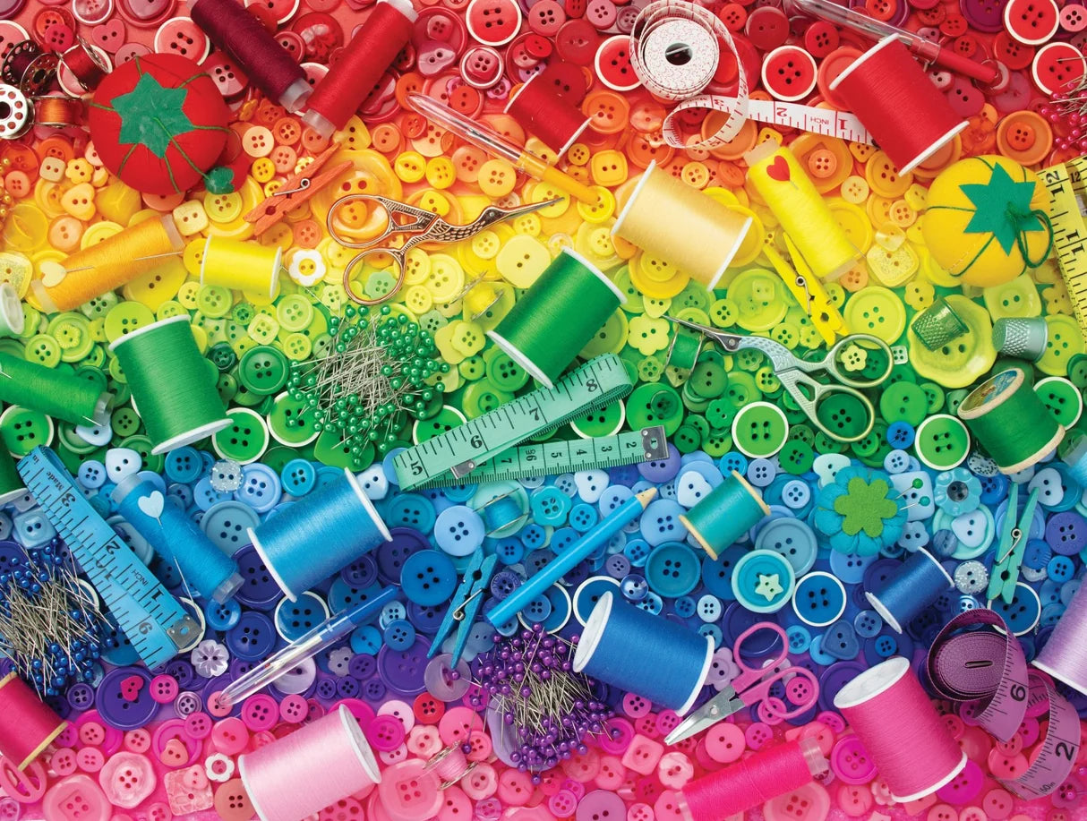 Puzzles - Sewing Rainbow 500 Pc. Puzzle