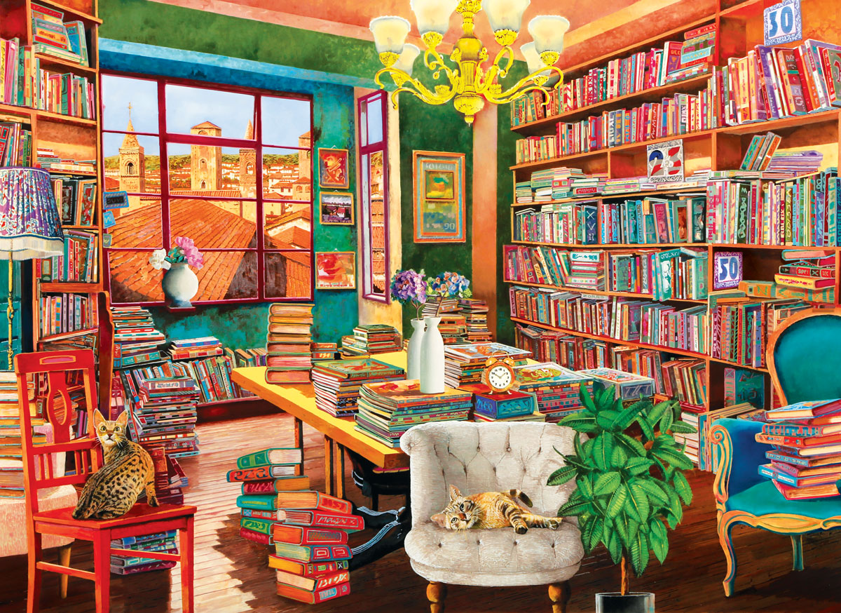 Eurographics Puzzle - The Old Library - 1000 Pieces