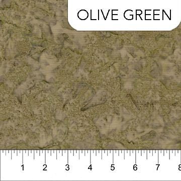 Banyan Shadows Olive Green 81300-76 by Banyan Batiks - Northcott