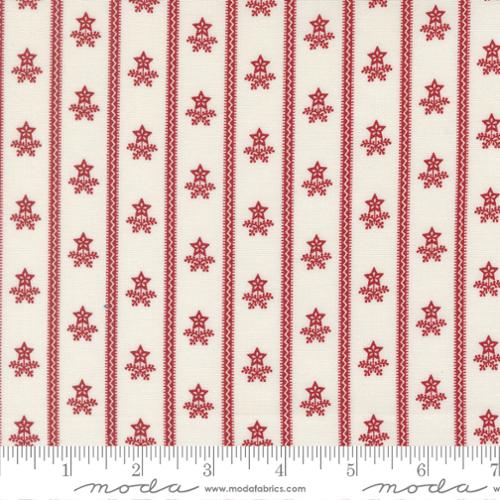 American Gatherings III - Primitive Gatherings Cloud Crimson 49322 23 by Moda