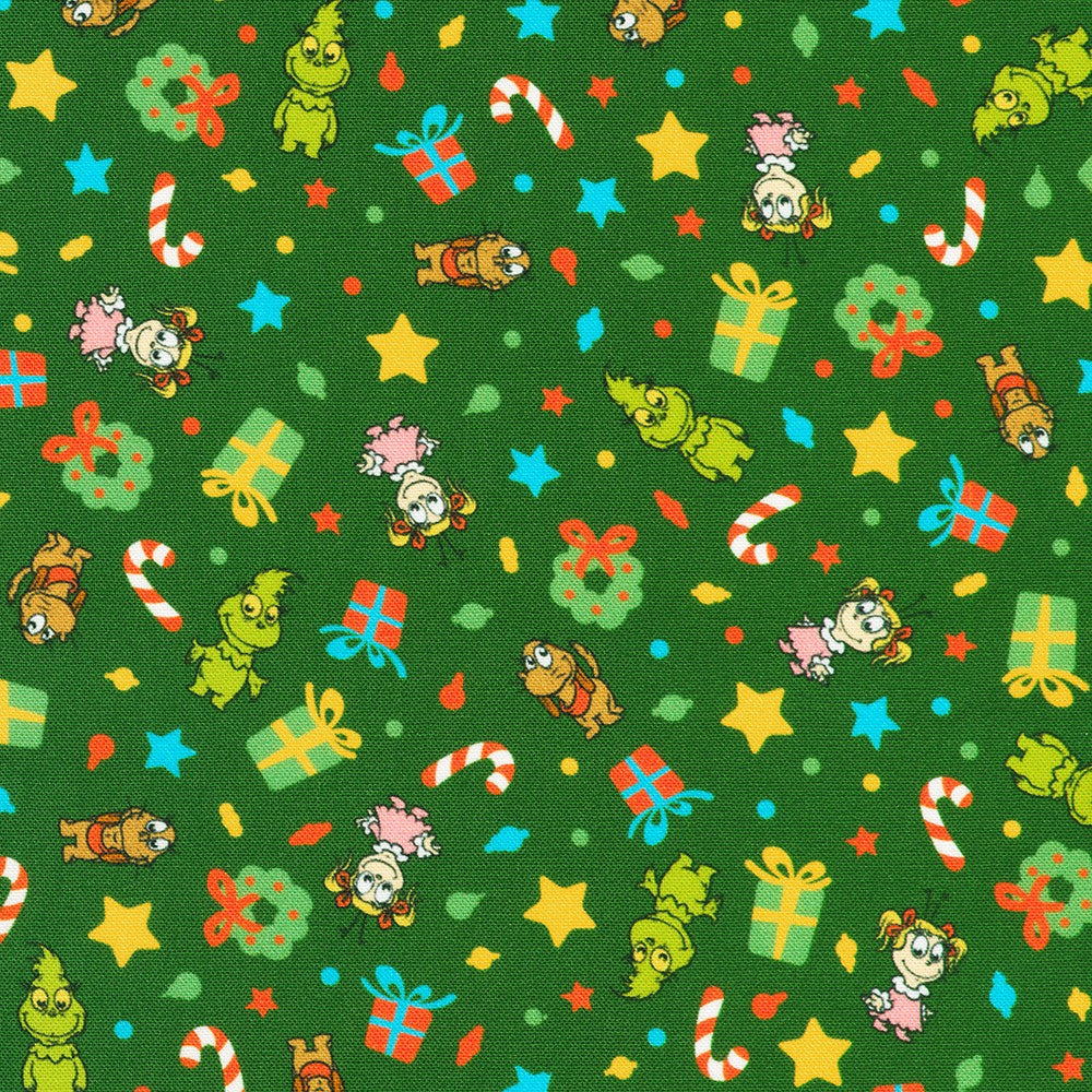 How the Grinch Stole Christmas - Little Grinch ADED-23877-7 Green by Robert Kaufman