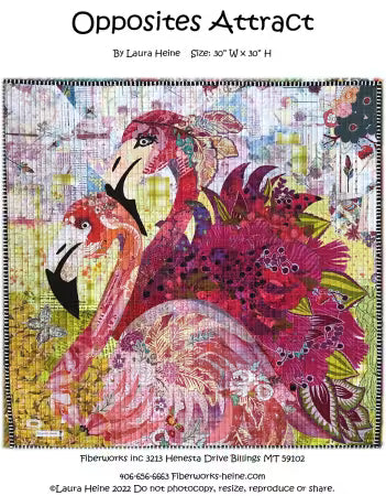 Laura Heine - Opposites Attract 30" Wide x 30" High