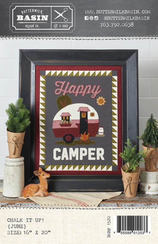 Chalk It Up! (June) Happy Camper by Buttermilk Basin Design