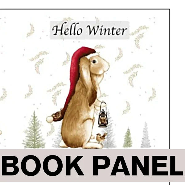 Hello Winter - Fabric Book Panel by Henry Glass & Co.