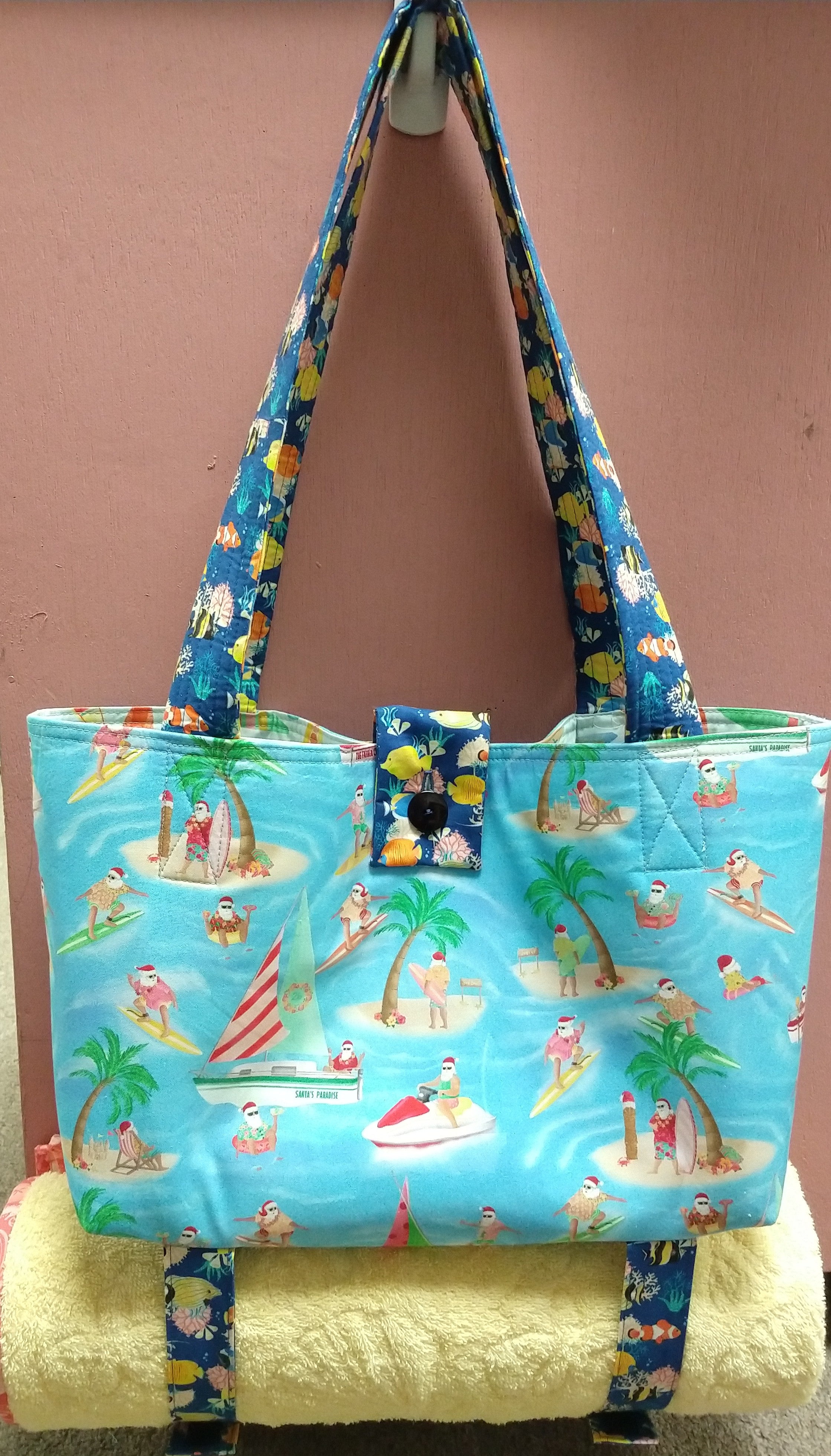 Beach Bag and Towel Caddy Kit Paradise Quilting