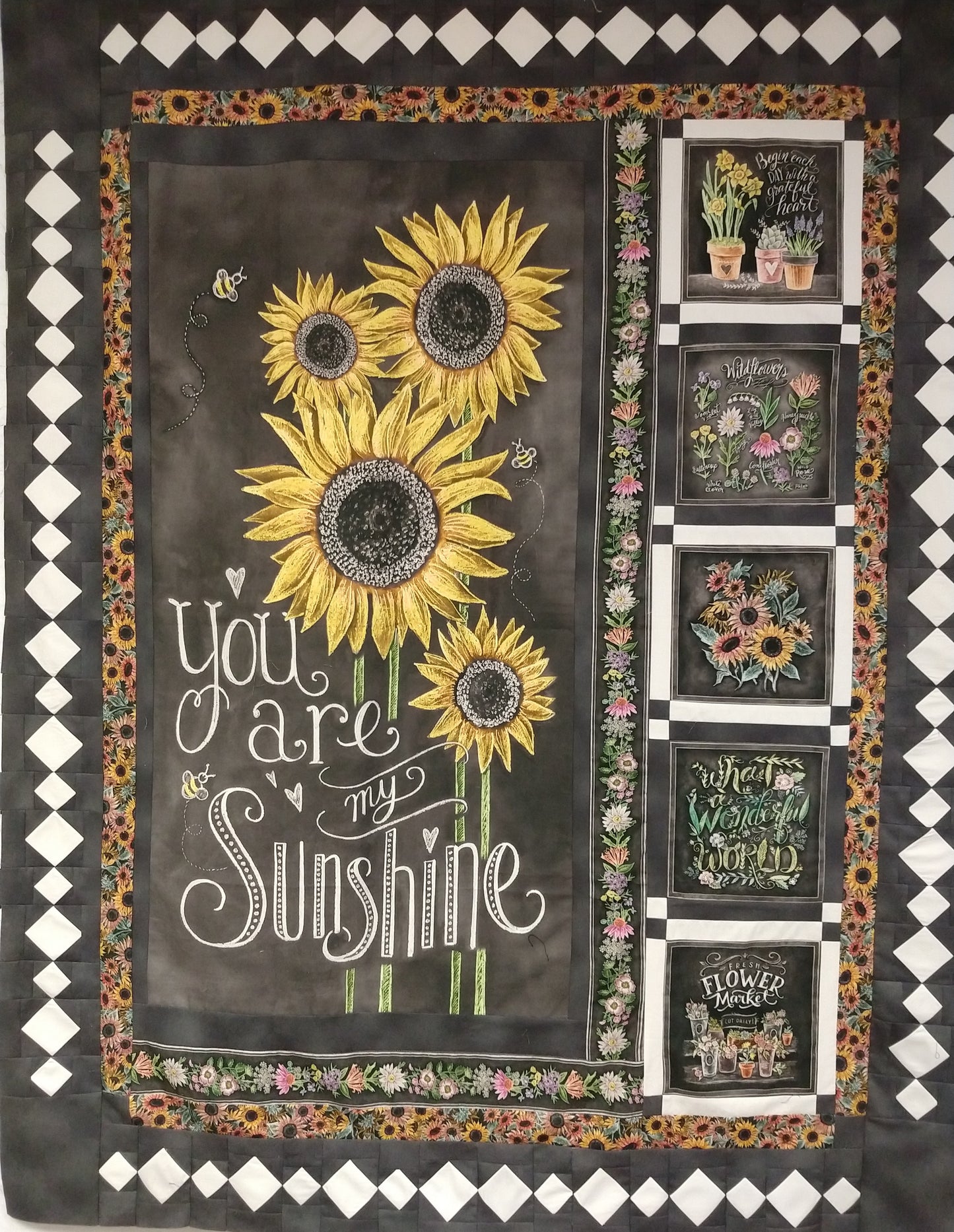 Sunshine Day Quilt Kit - You are My Sunshine by Michael Miller Fabrics