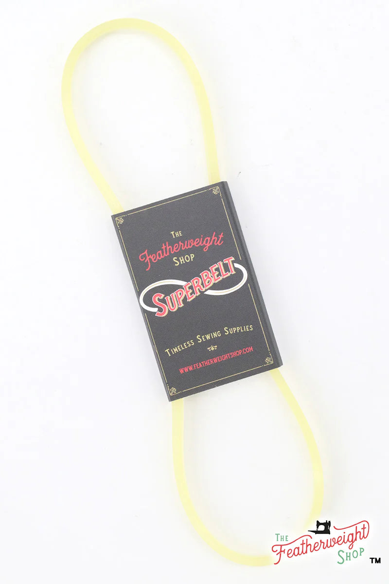 Superbelt - Featherweight White V-Belt