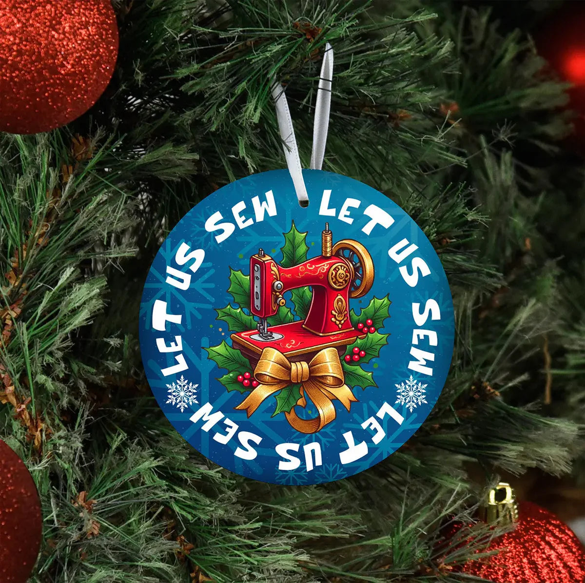 Ornament - Let Us Sew.........
