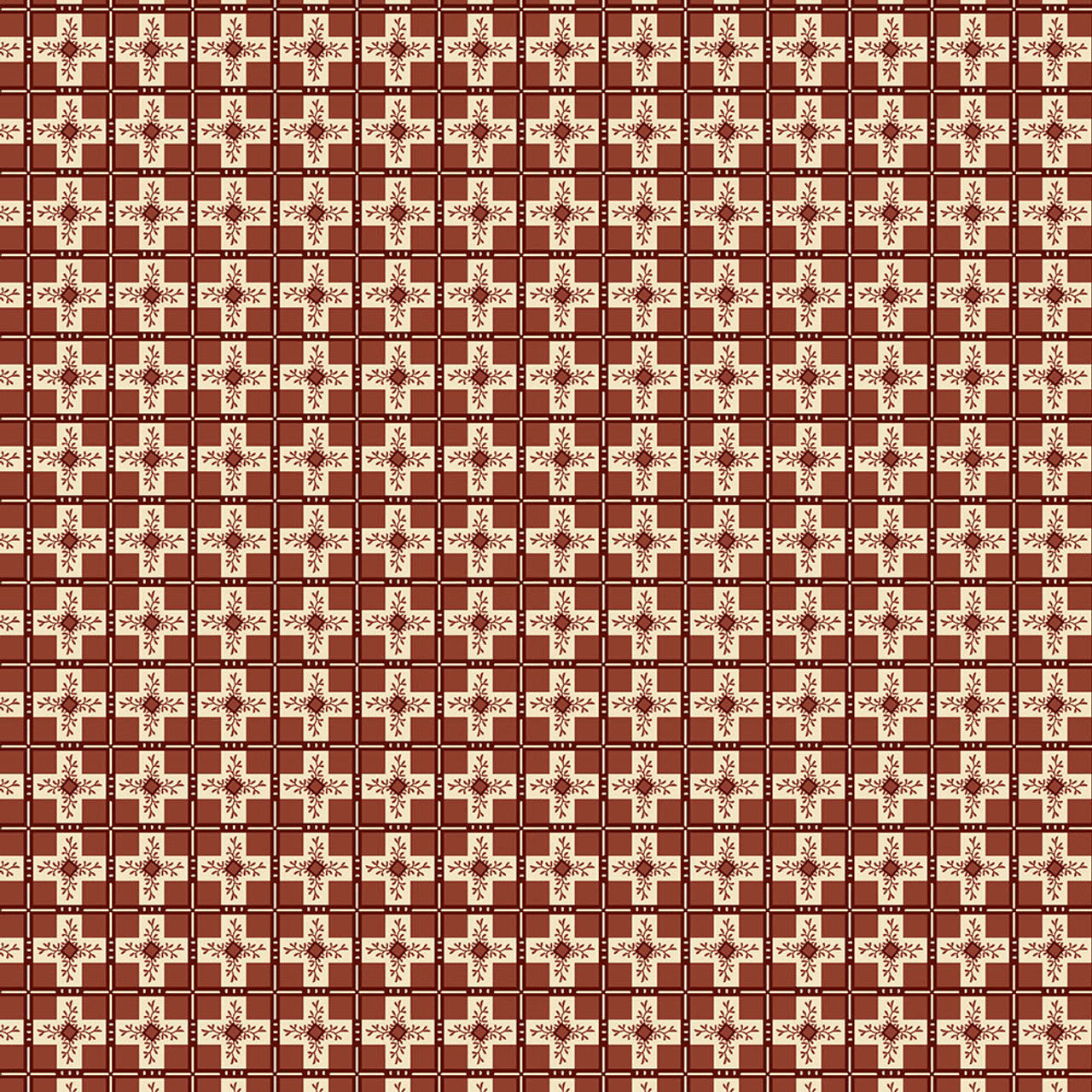 Needlework Necessities - Red Plaid Path R311352D Sheryl Johnson for Marcus Fabrics