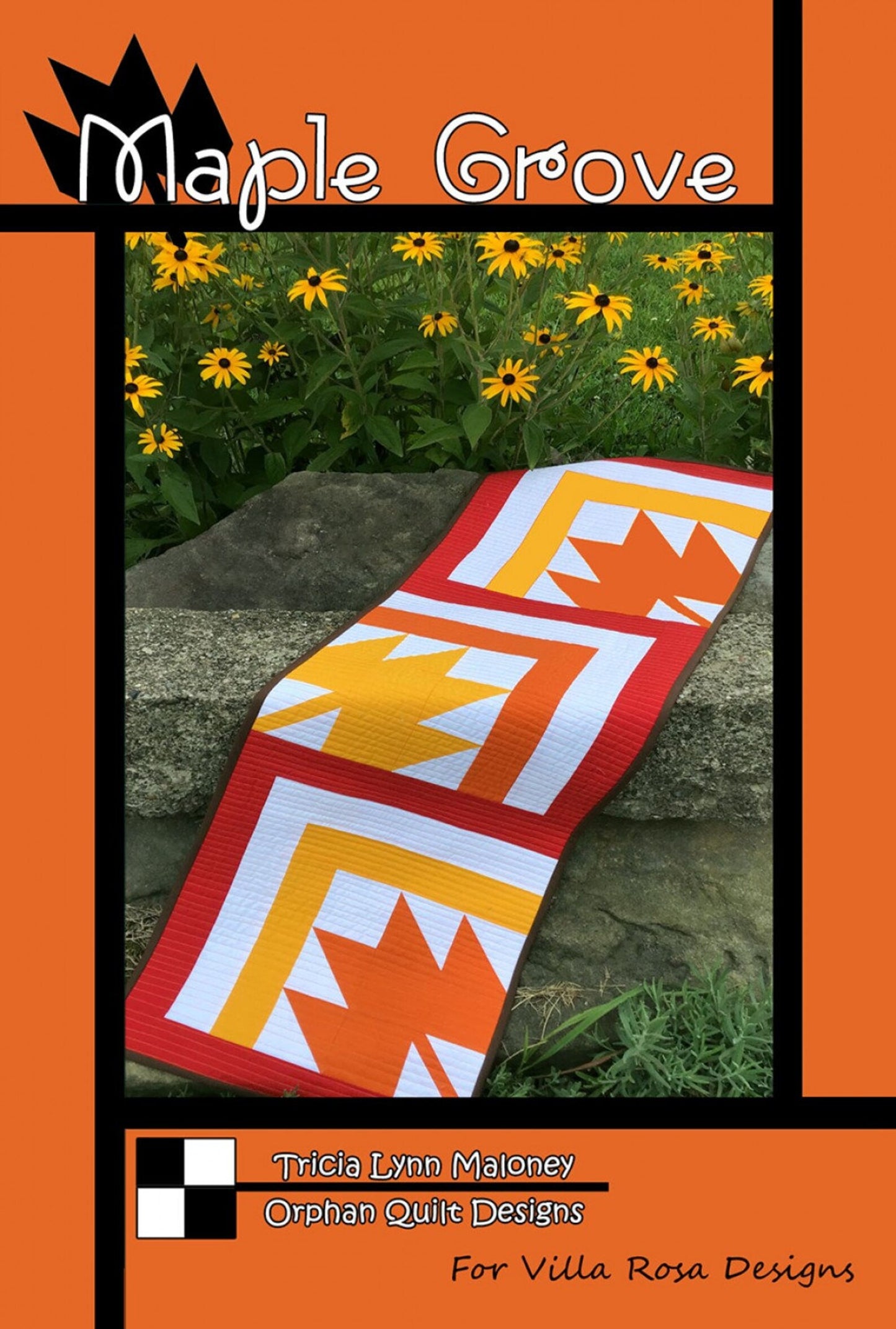 Villa Rosa Designs - Maple Grove Table Runner Pattern Card