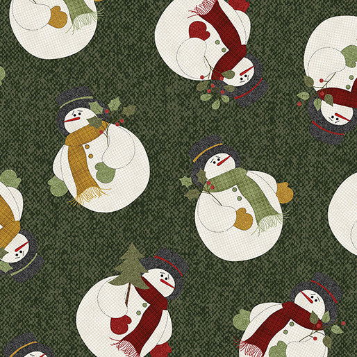 Snowballs - Snowmen Forest by Benartex