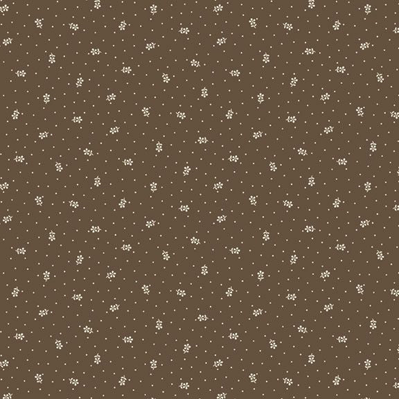 Historical Hennas - Daisy R310815D BROWN By Marcus Fabrics