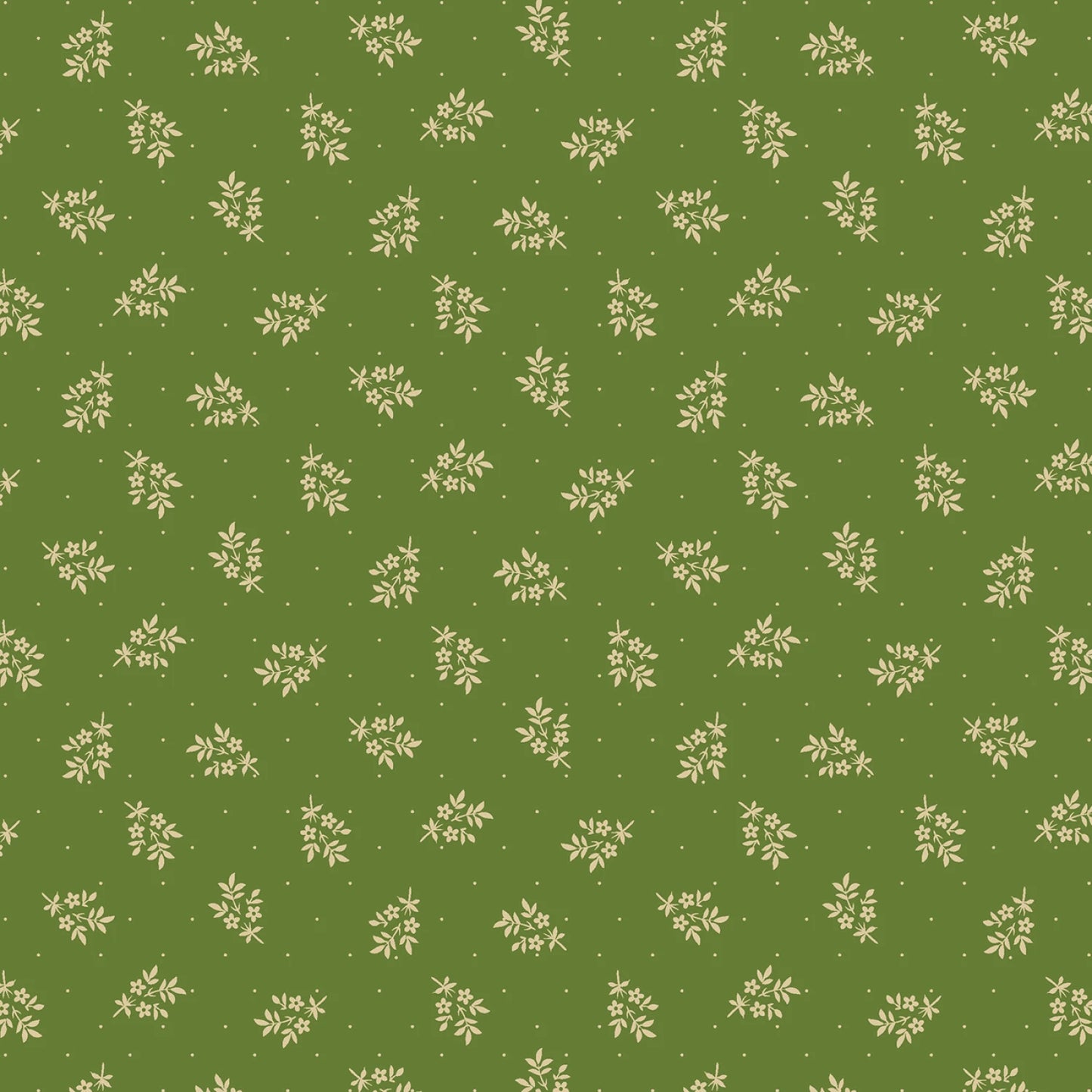 Woof and Warp - Green Bouquet R311129D Sheryl Johnson for Marcus Fabrics