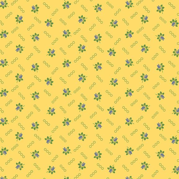 Woof and Warp - Yellow Tulips R311132D Sheryl Johnson for Marcus Fabrics