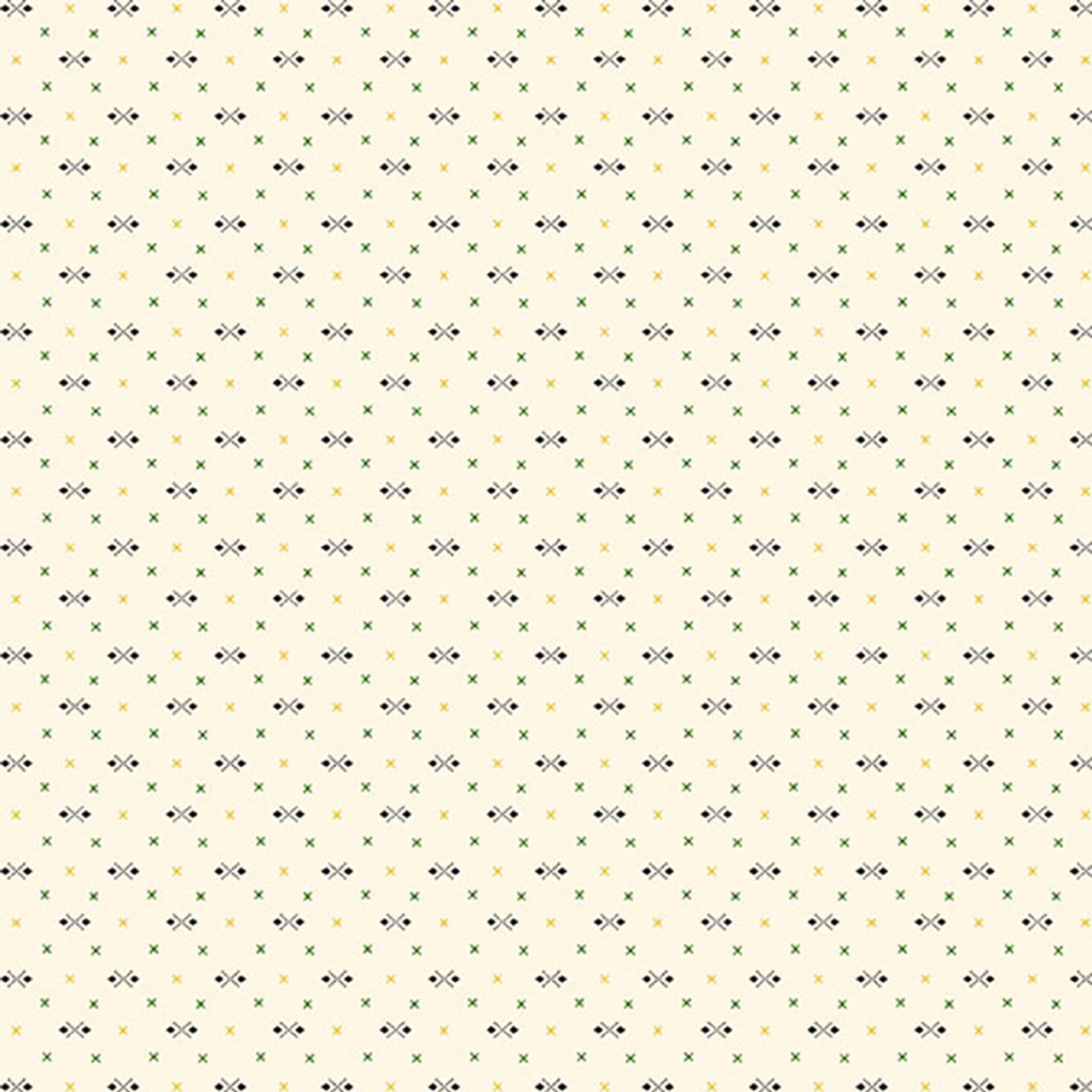 Woof and Warp - Cream X Marks R311138D Sheryl Johnson for Marcus Fabrics