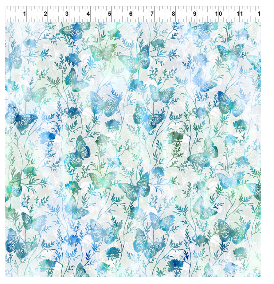 Ethereal - Blue 4JYT-2 by Jason Yenter for In the Beginning Fabrics