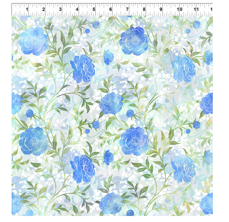 Ethereal - Blue 2JYT-2 by Jason Yenter for In the Beginning Fabrics