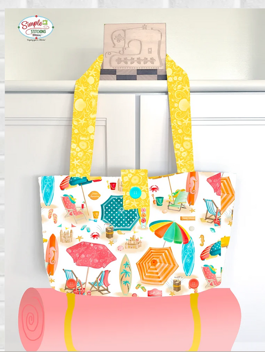 Beach Bag and Towel Caddy Pattern from Simple Stitching