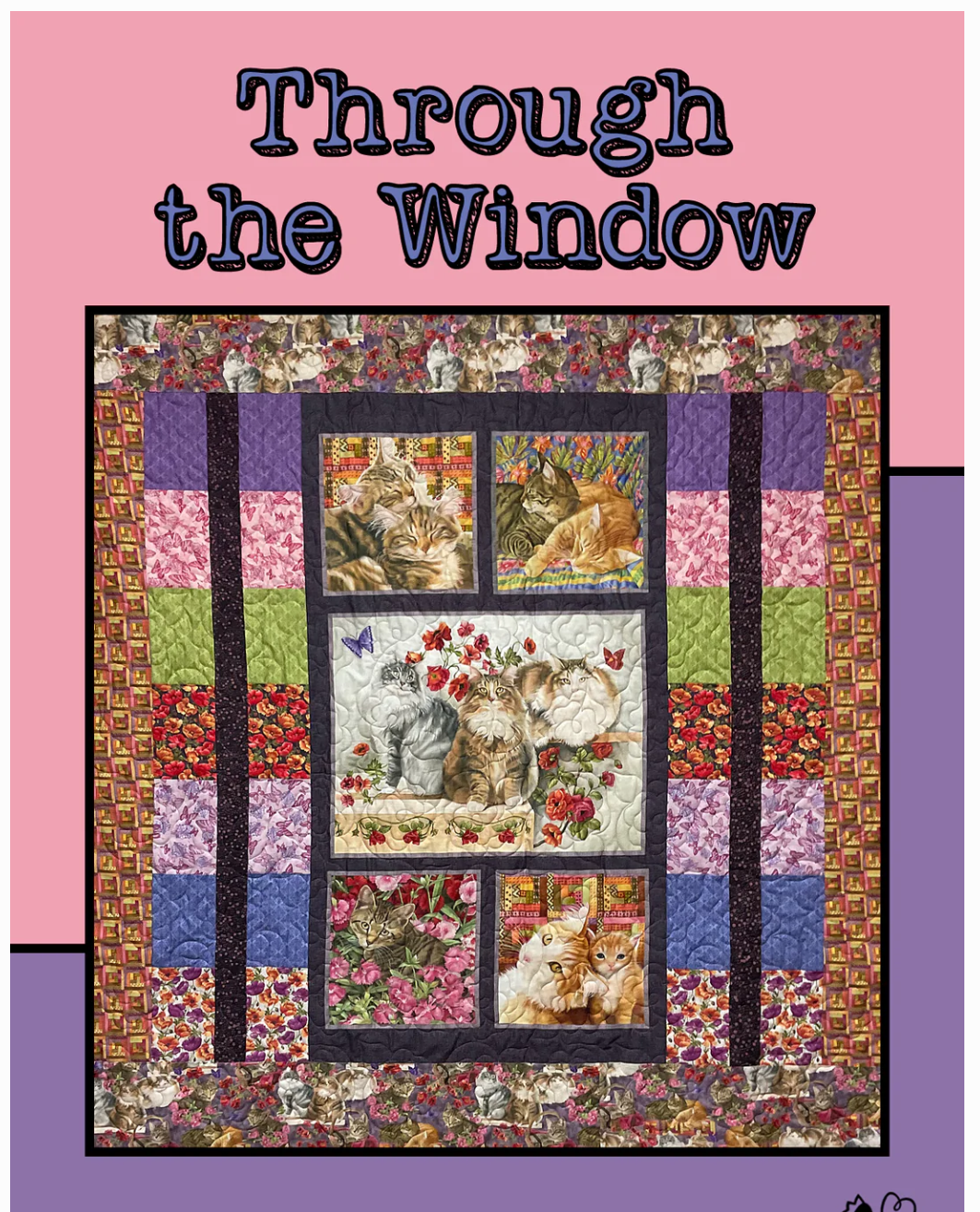Villa Rosa Designs - Through the Window Pattern Card