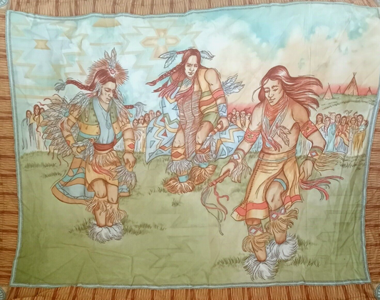 Native American  Fabric Panel (A)