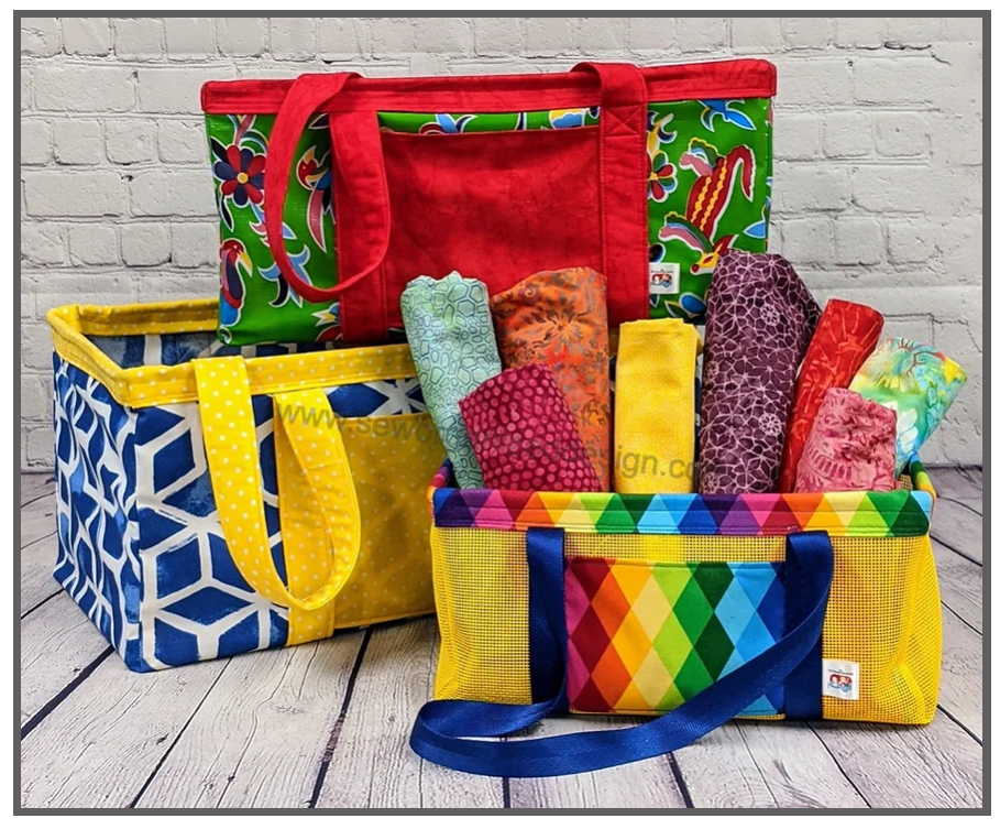 Sew Organized Design - Wire-Framed Utility Tote Pattern