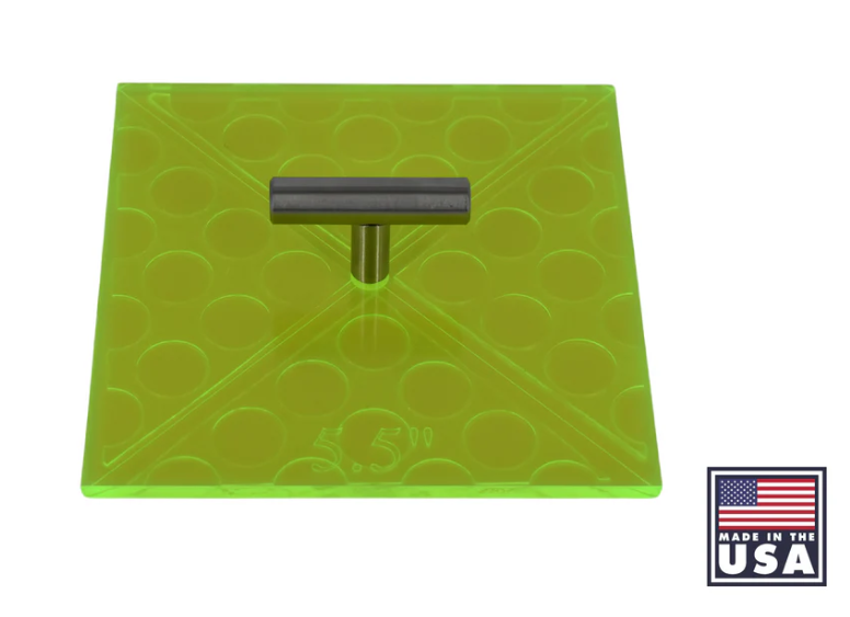 Trim-Lock - 5 1/2" Acrylic Template-Yellow