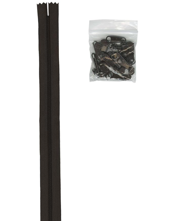 Zippers by the Yard by Annie - 145 - Sable