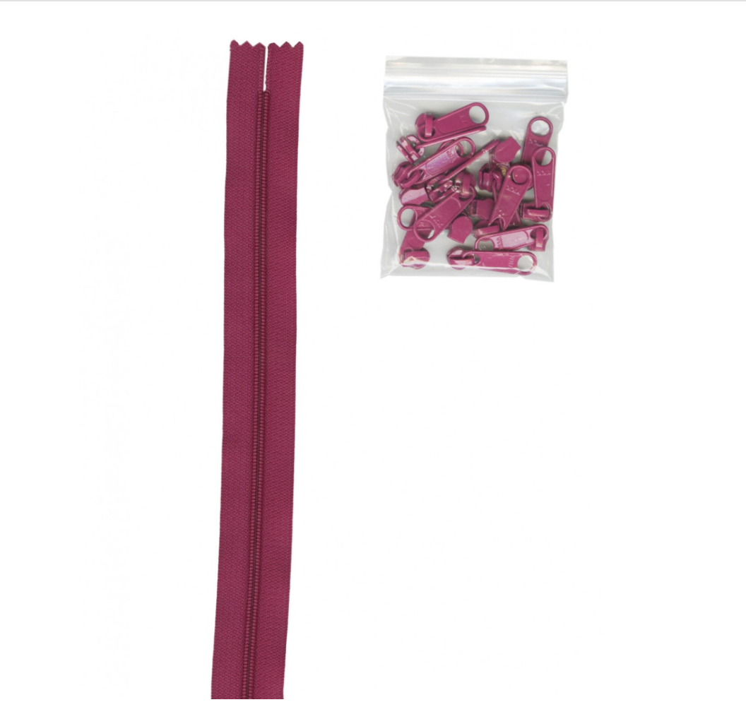 Zippers by the Yard by Annie - 258 - Wild Plum
