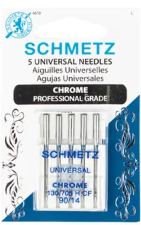 Schmetz Chrome Professional Grade Topstitch Needles Pkg of 5 - 90/14