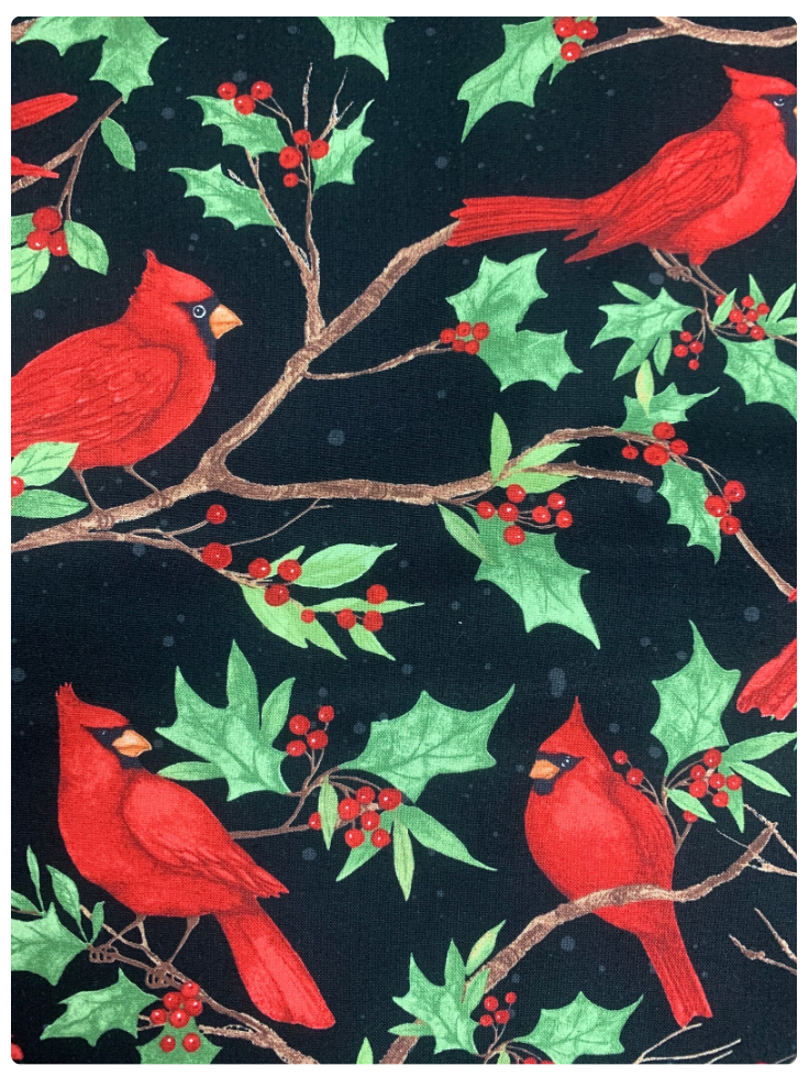 Medley in Red - Cardinal Christmas by Wilmington Prints