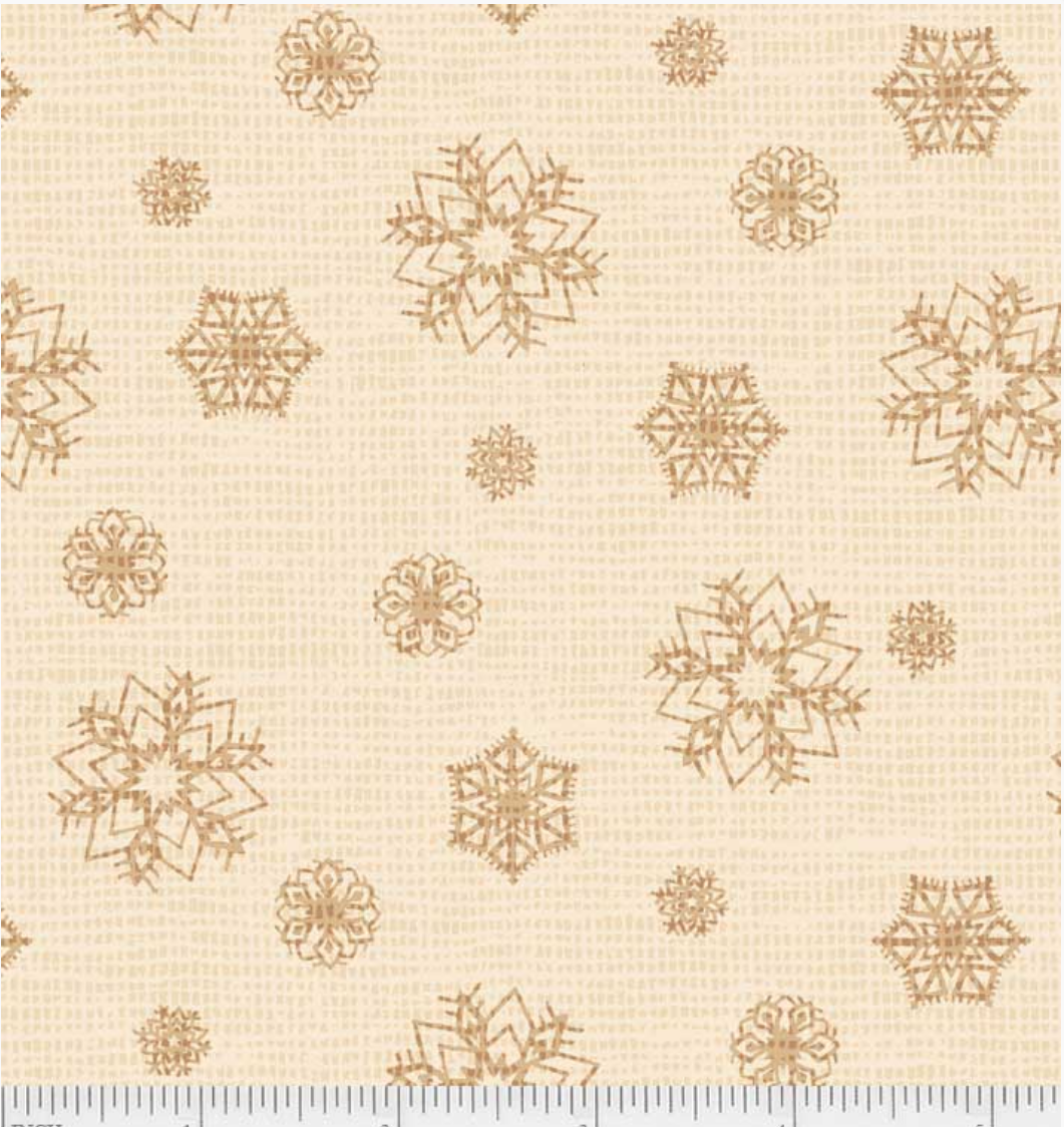 Holiday Postcard Snowflakes by P & B Textiles