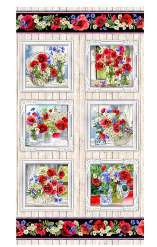 Summer Wildflower Panel 24" by Michael Miller - 053