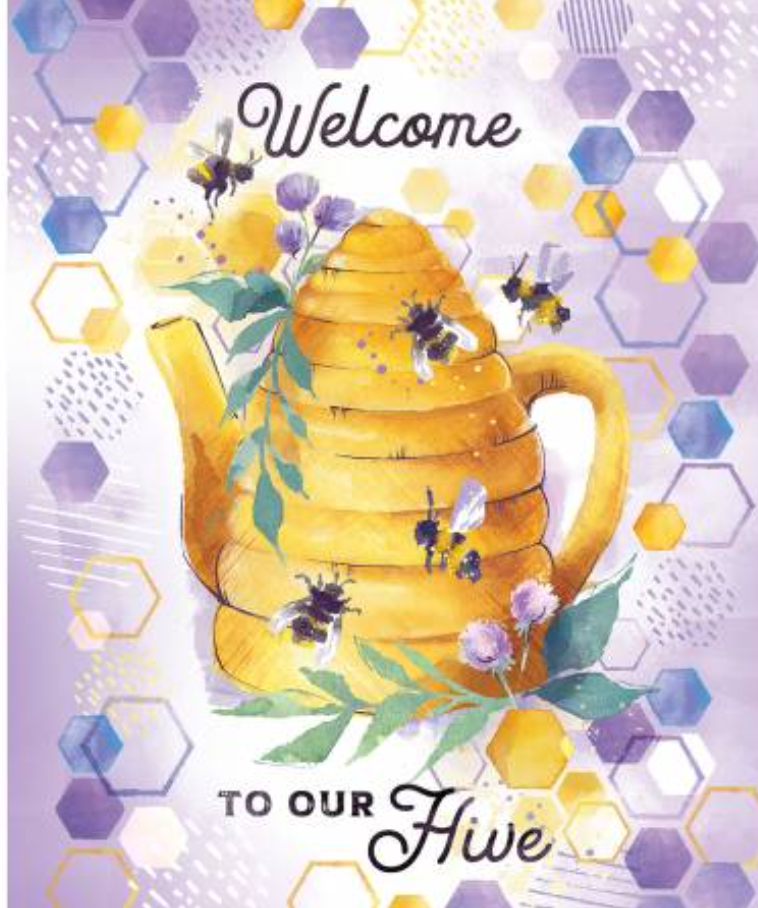 Welcome to Our Hive - Panel by Camelot Fabrics - 030