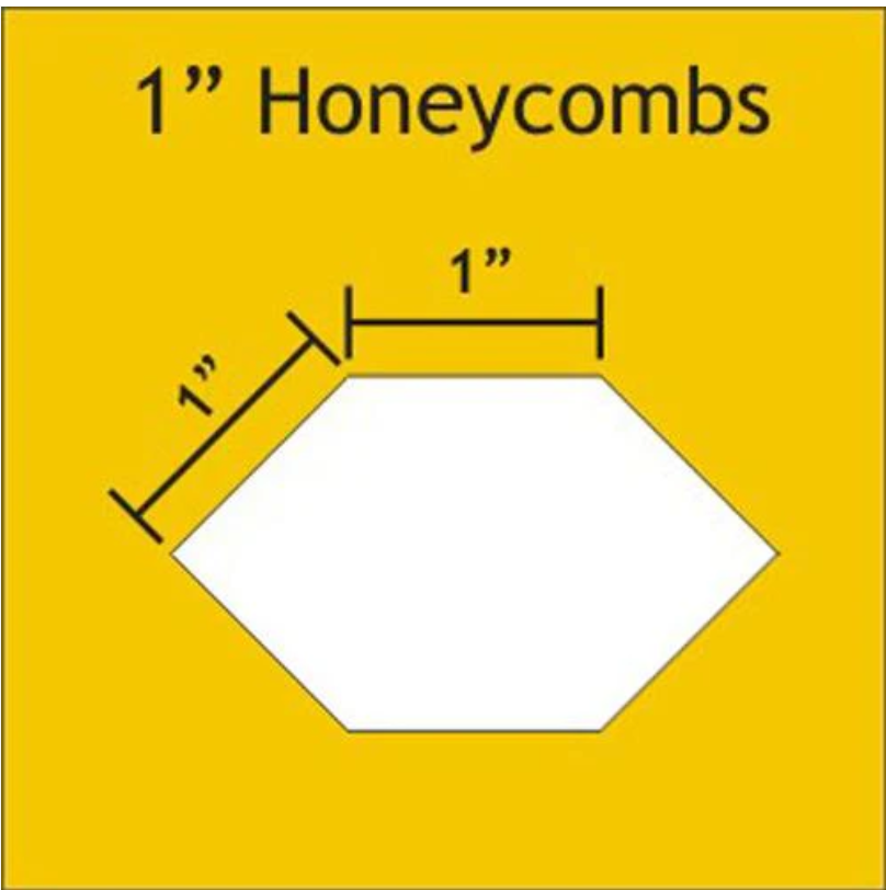 Paper Pieces - 1" Honeycombs Small Pack - 100 Pieces