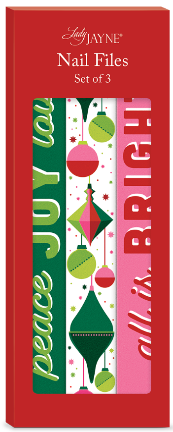 Nail Files - Set of 3 Holiday Files by Lady Jayne